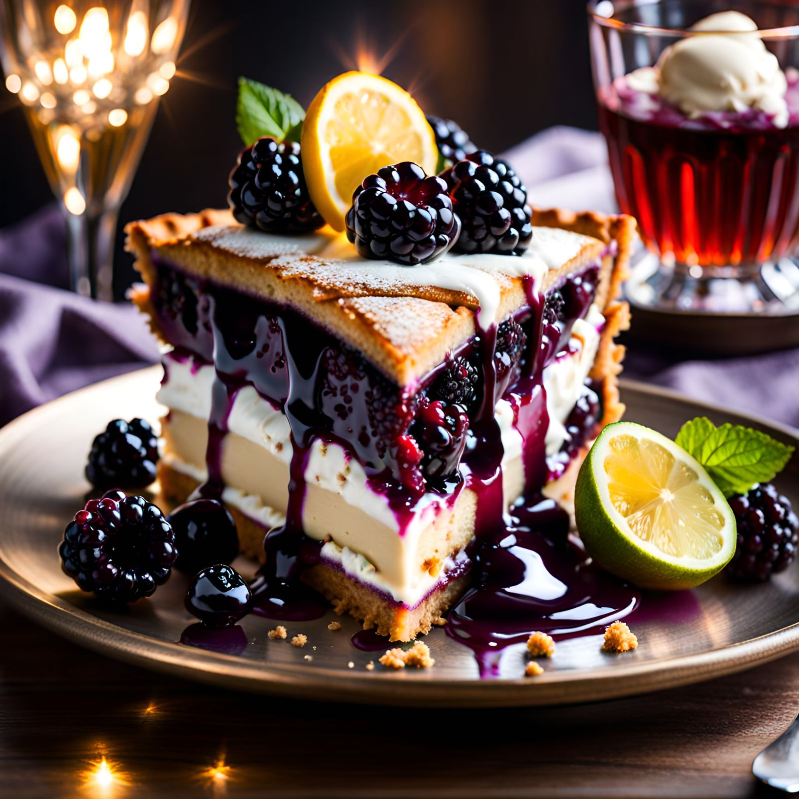Blackberry pie