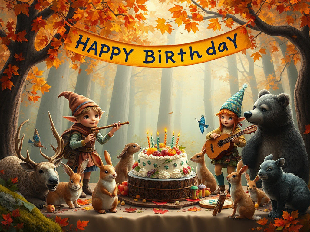 Enchanted Forest Birthday Party with Elfin Creatures