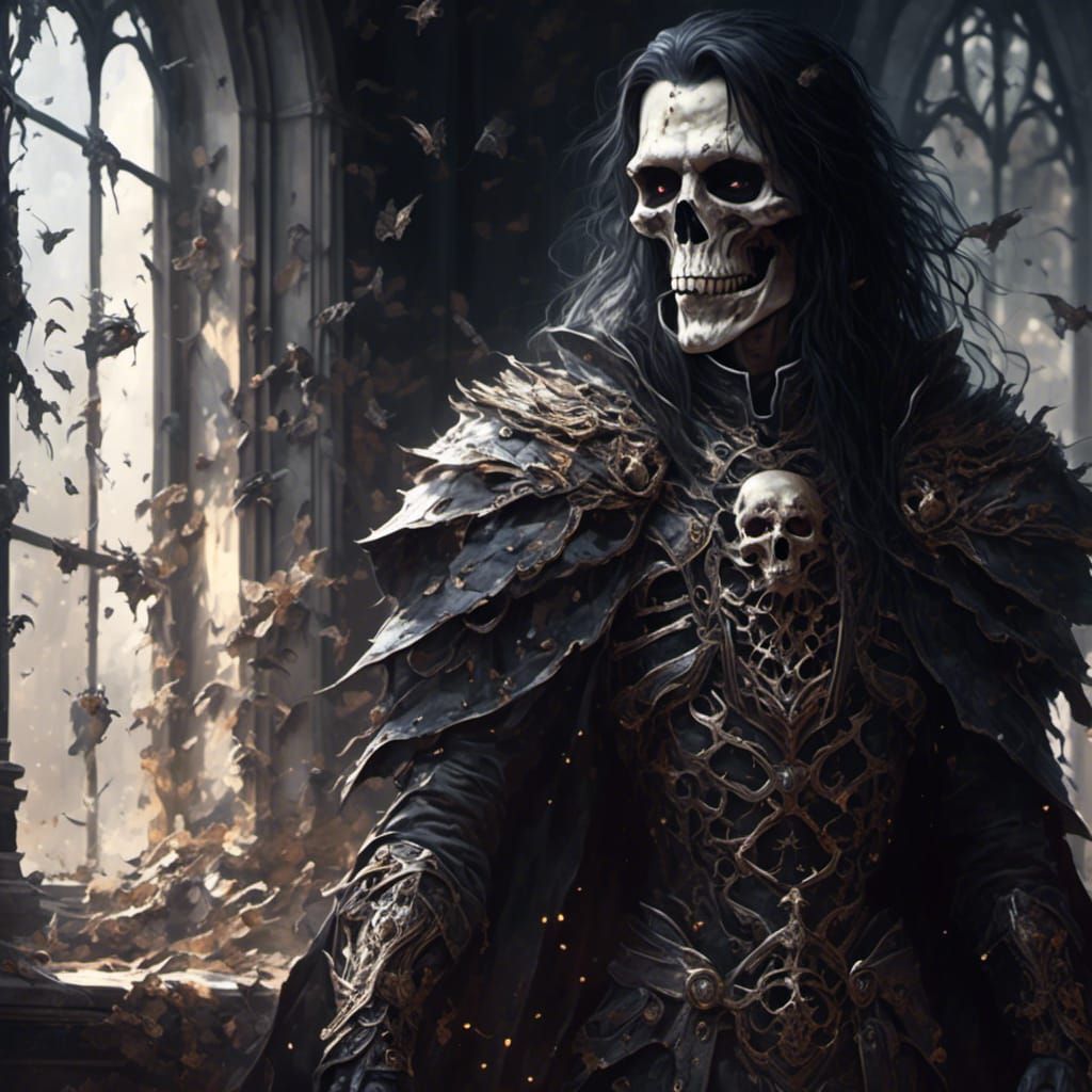 Menacing Ghoul-Prince in Dismal Tower, Hyperreal