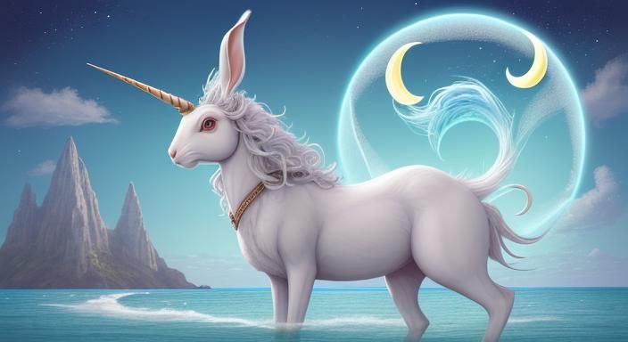 Al-mi’raj: Mythical Horned Hare of Islamic Lore