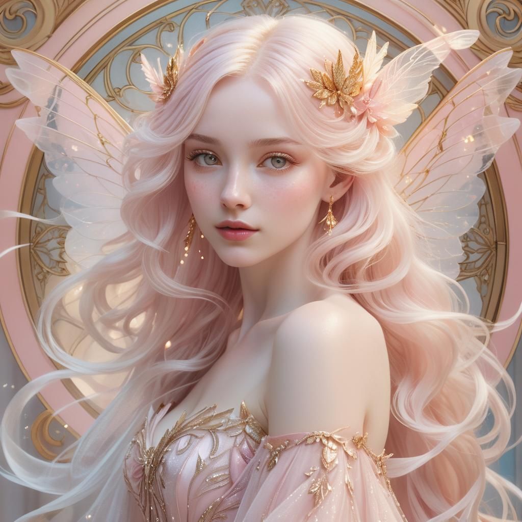 Ethereal Beauty in Lavish Ballroom