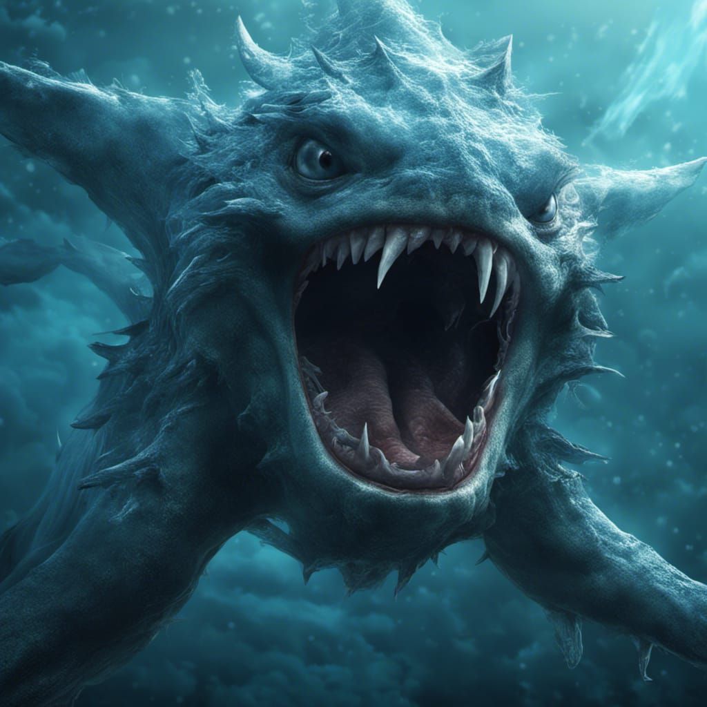 Hyperdetailed Sea Monster in Unreal Engine