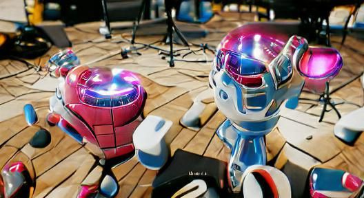 80s Music Powered Marvel Robot in Unreal Engine