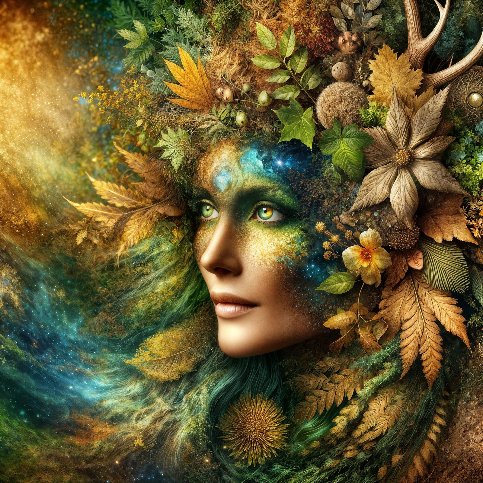 Wisdom Goddess in Harmony with Nature