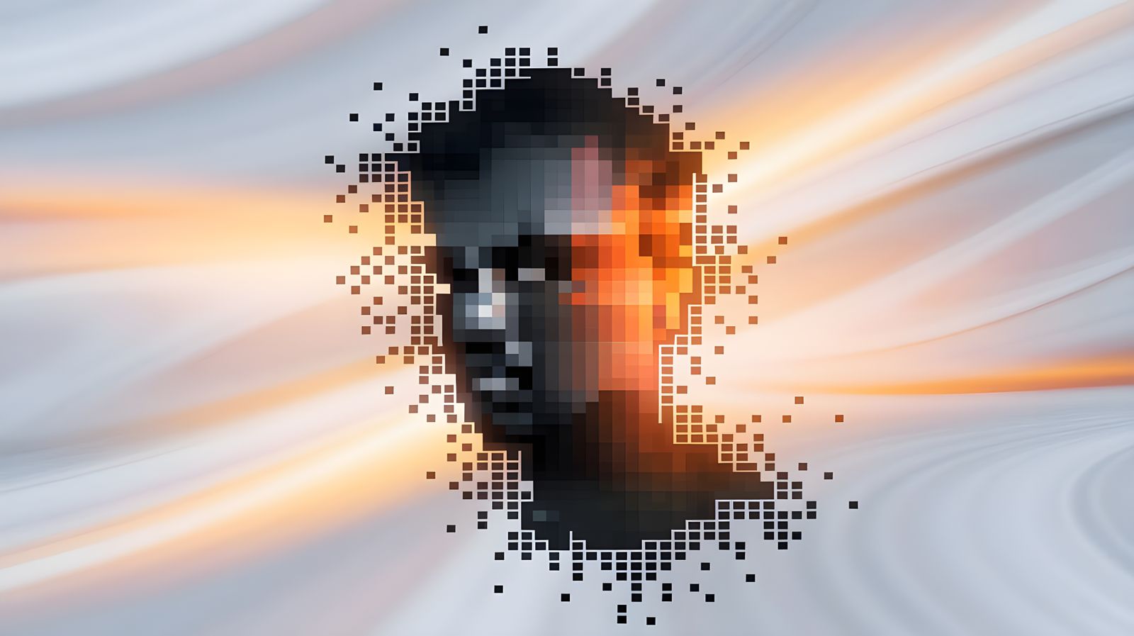 Ethereal Pixel Art Portrait in Soft Pastel Hues