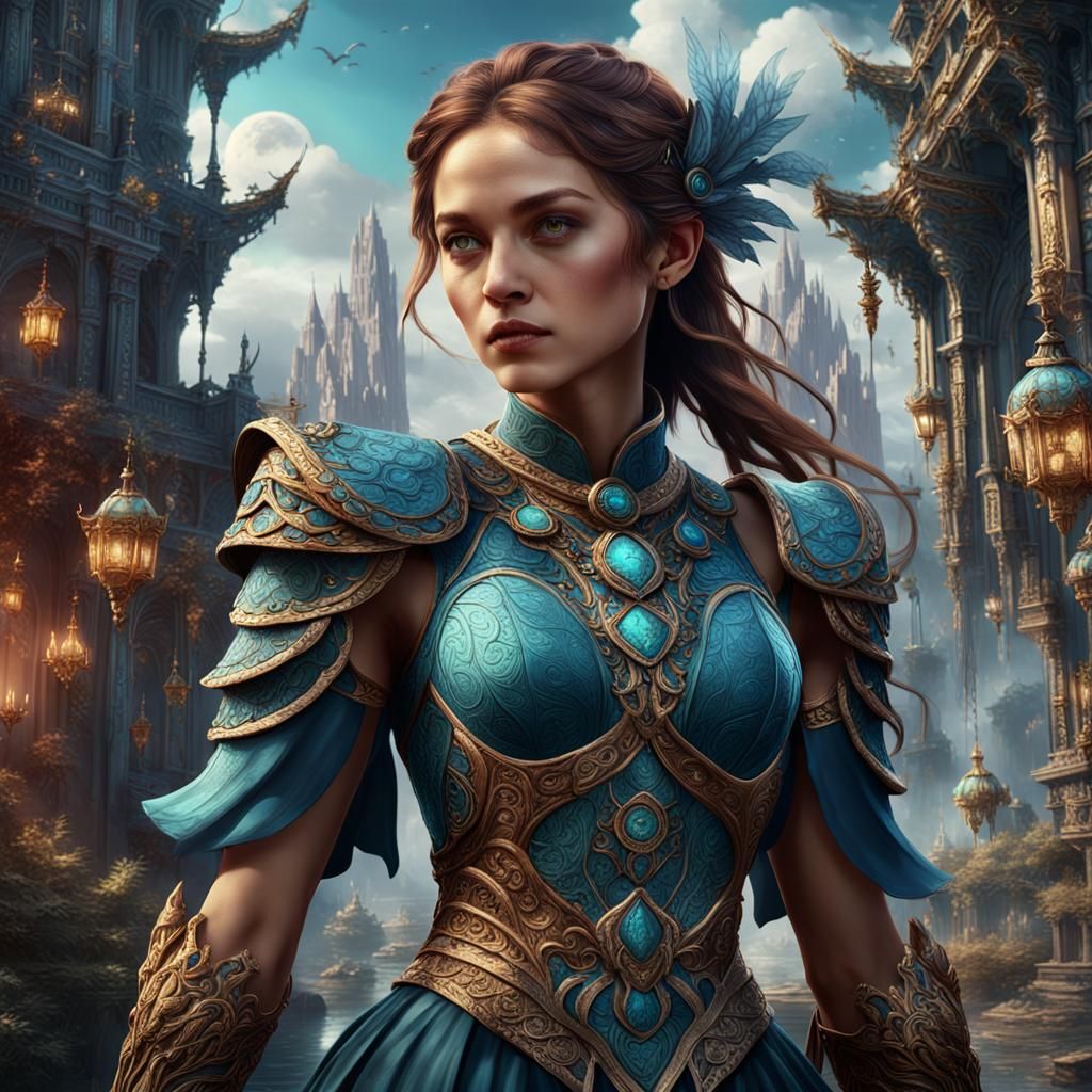 Fantastical Women in Deep Color, 8K Resolution