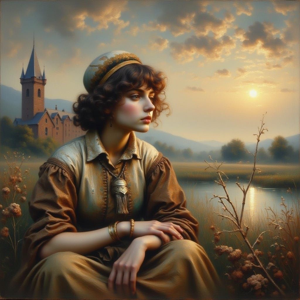 AI Generated Portrait of a Woman