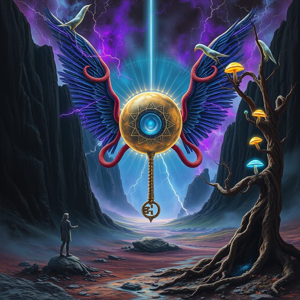 Ethereal Horror Landscape in Surrealism