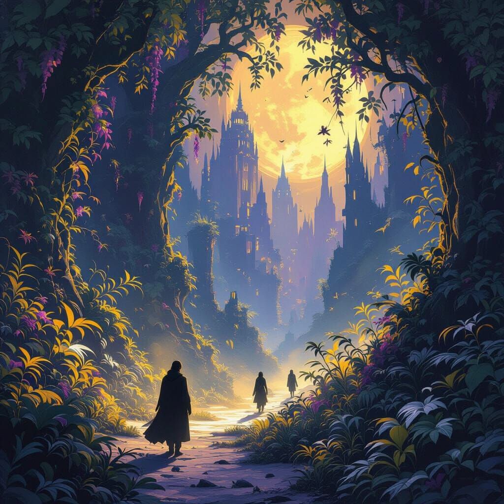 Inverted World Concept Art: Night Vision, Predatory Flora