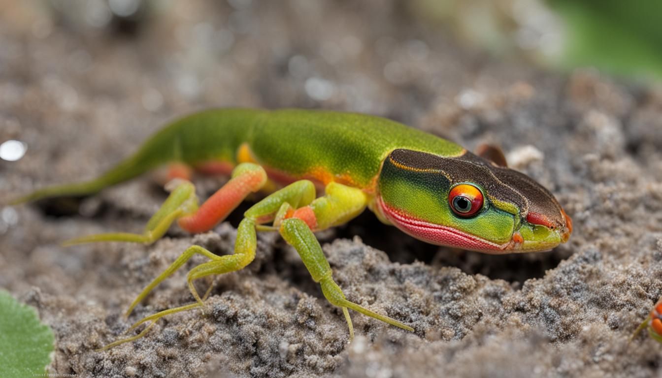 Colorful Naked Mole Rat Family Portrait