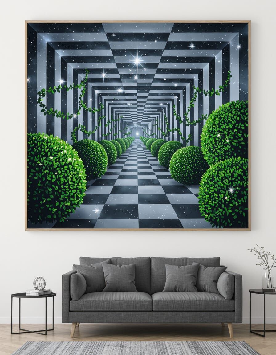 Neongray Hallucinating Vines That Shine