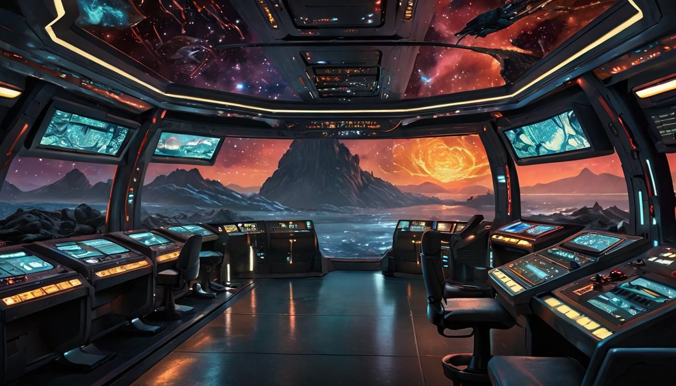 Star Trek: Drema IV from USS Enterprise Bridge