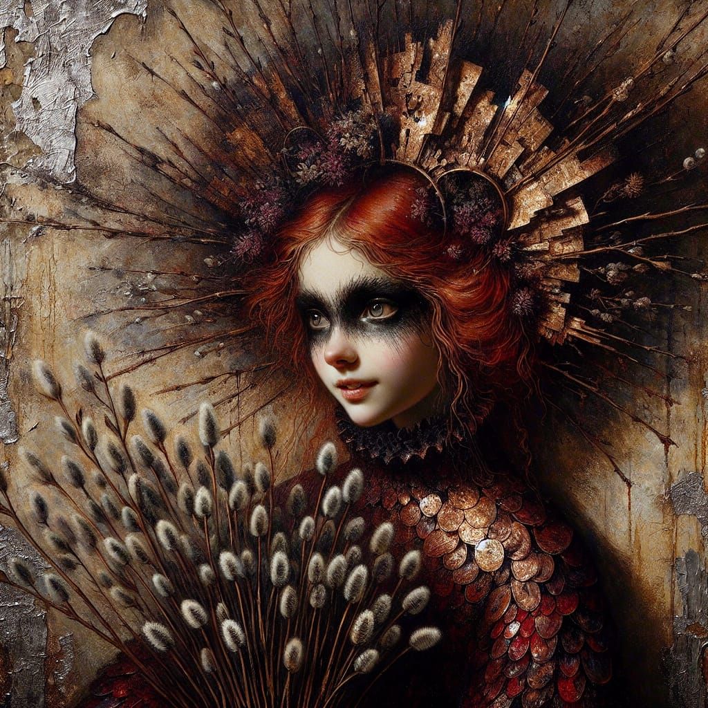 Jenny Lee, the Pussywillow Gatherer