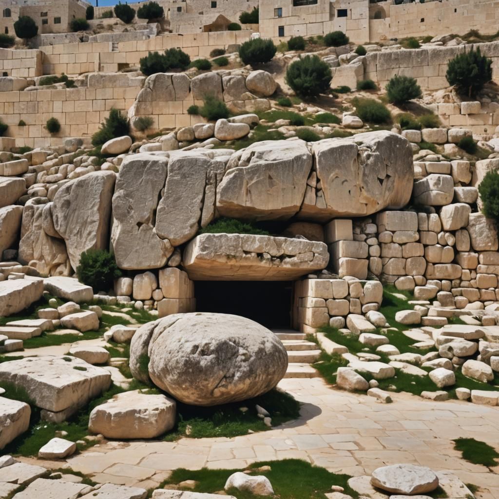 The Empty Tomb of Christ in Jerusalem