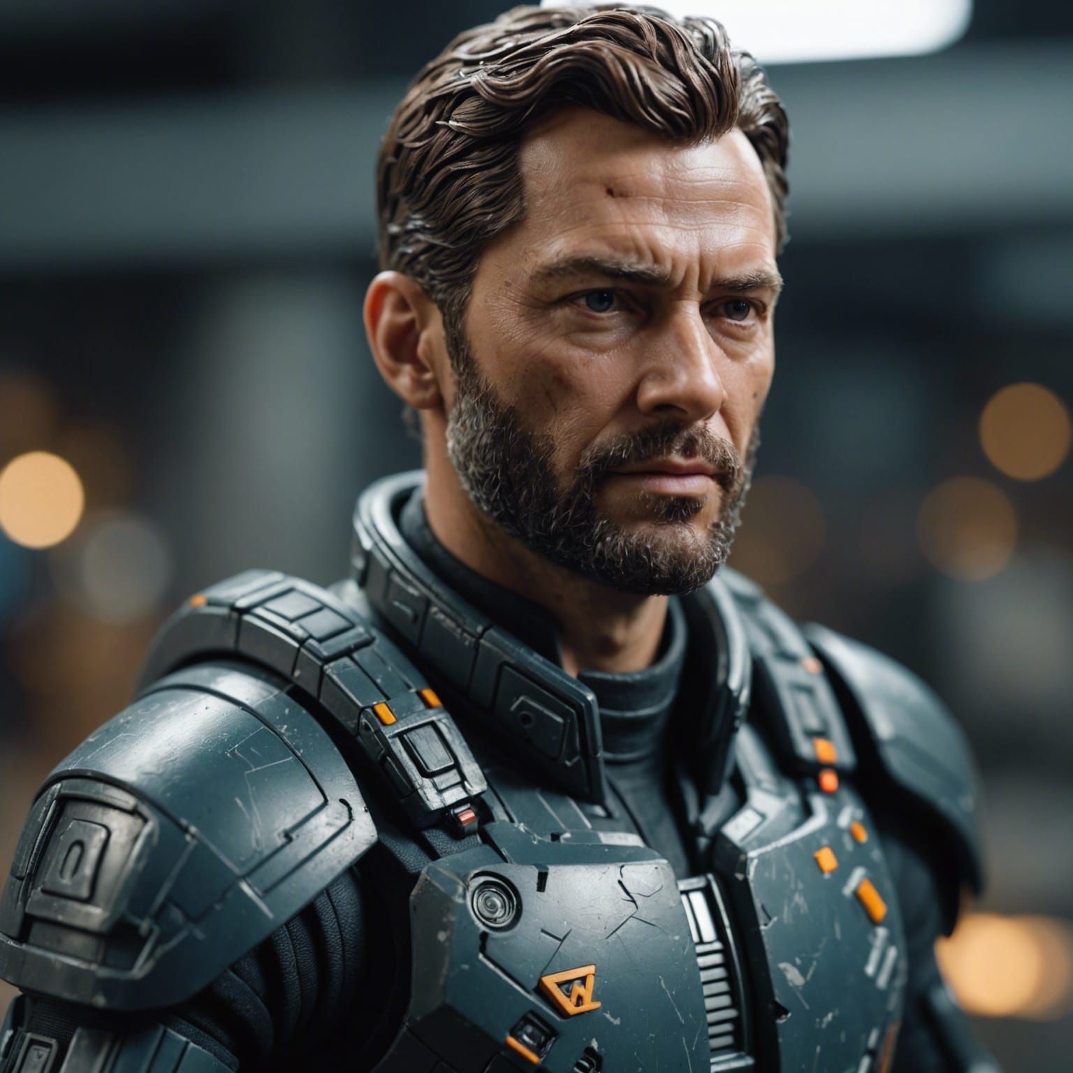 Hyperdetailed Action Figure Toy Portrait