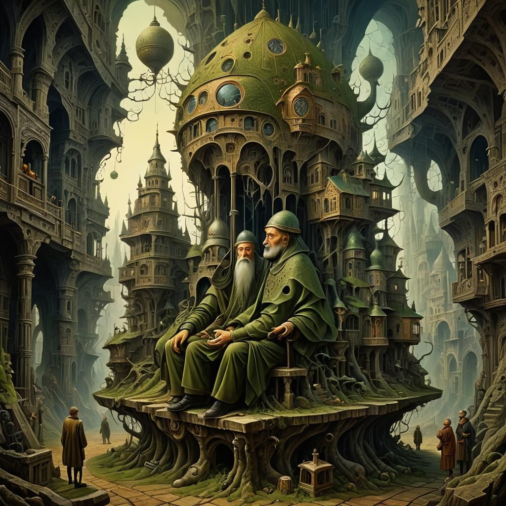 Whimsical Surrealism Inspired by Visionary Art