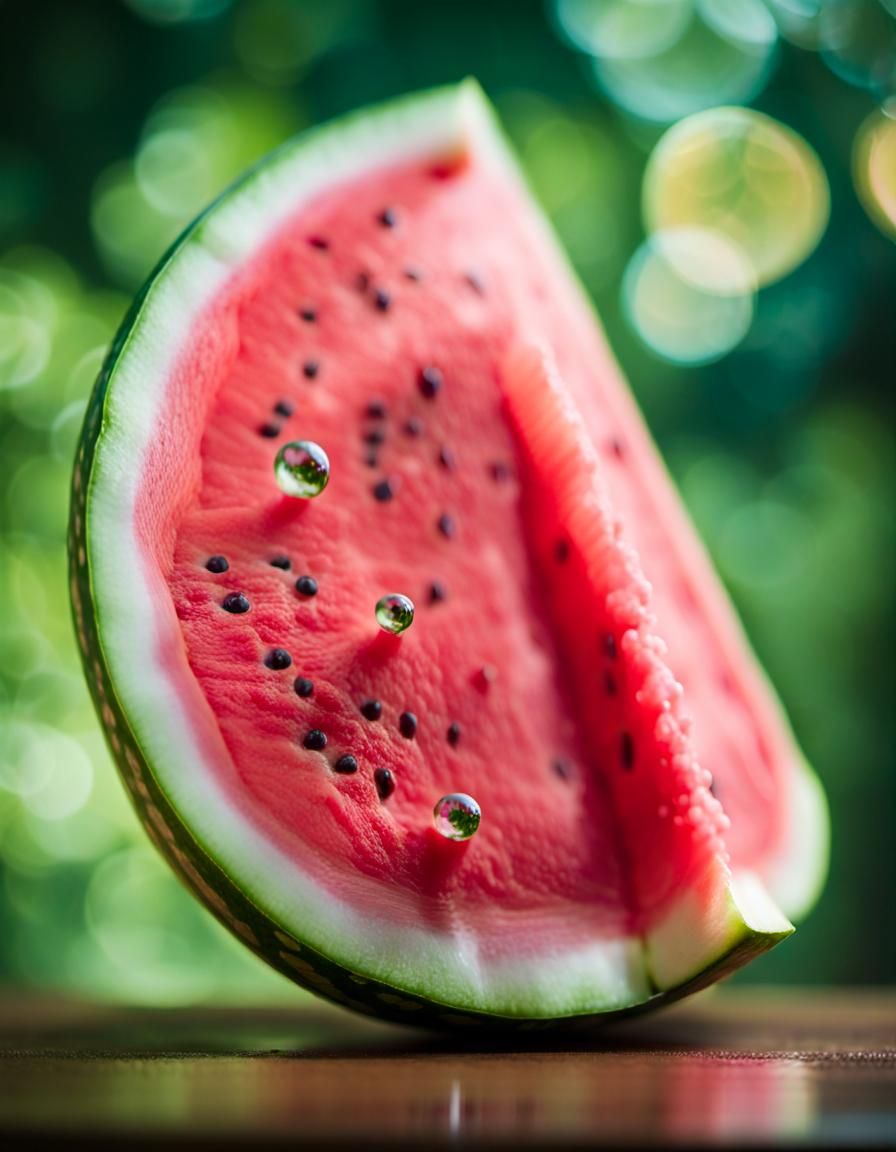 Water Bubble Watermelon: Professional Photography