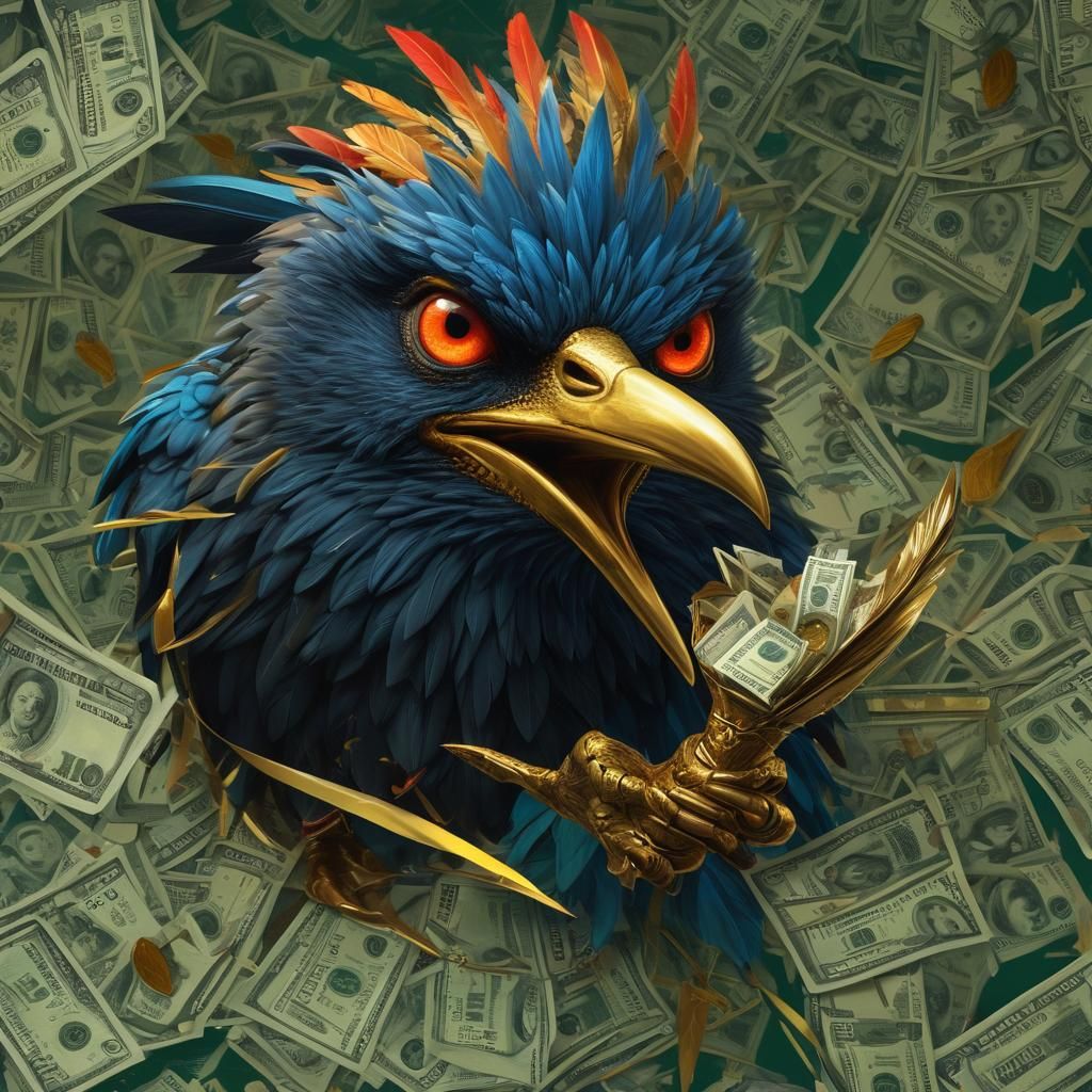 Furious Bird Creature Concept Art