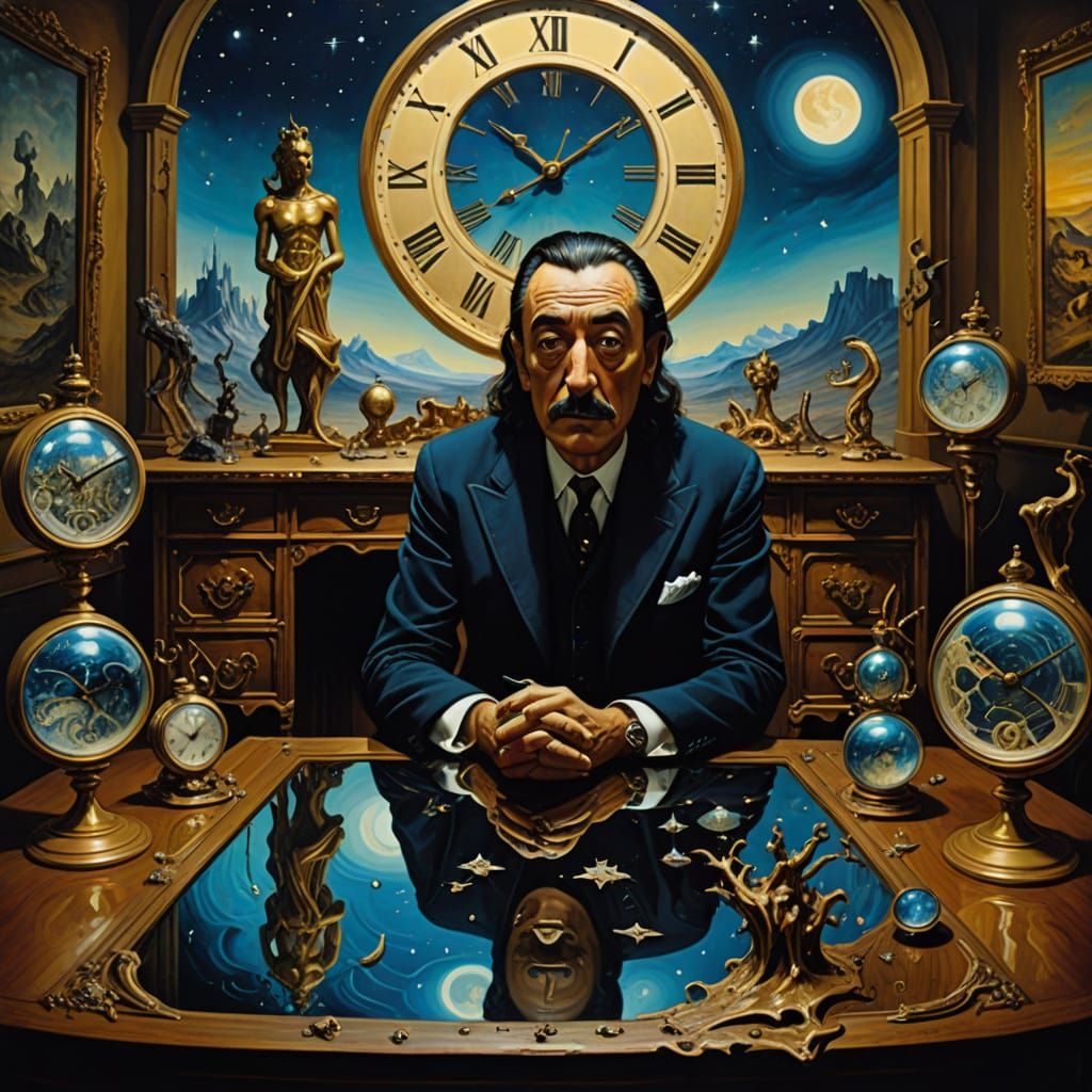 Surrealist Masterpiece: Dali's Dreamlike Scene