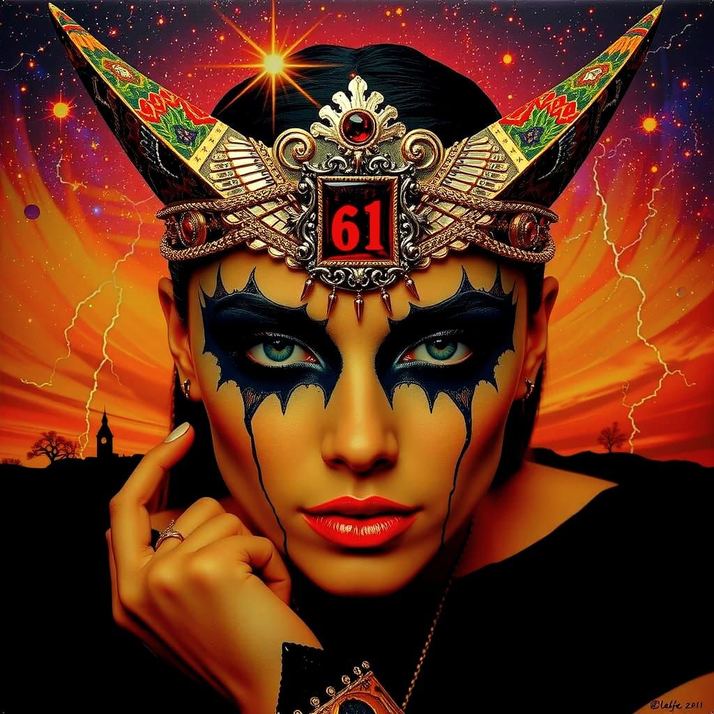 Hyperrealistic Stormy Purple Sunset in Hyperrealism