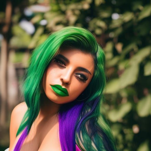 Mexican Girl with Pride Flag, Professional Photography