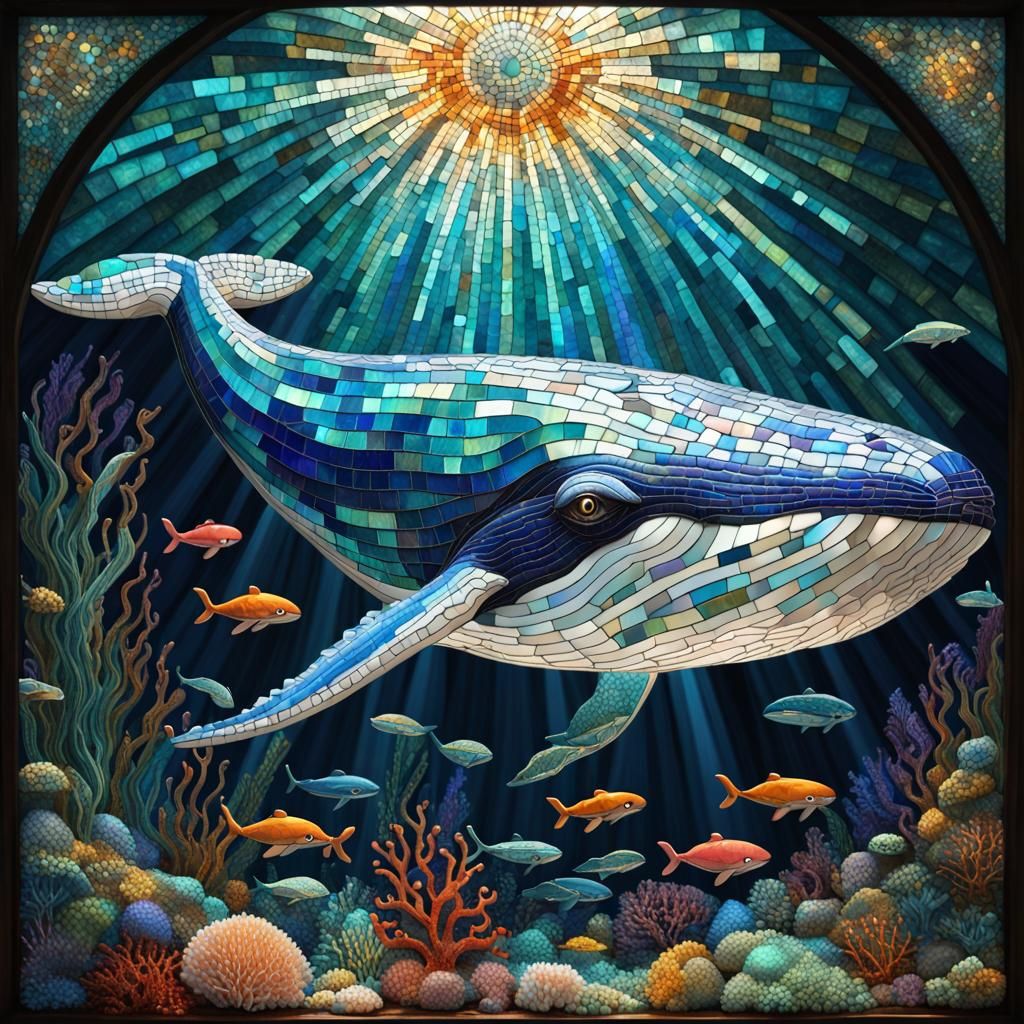 Whale Mosaic