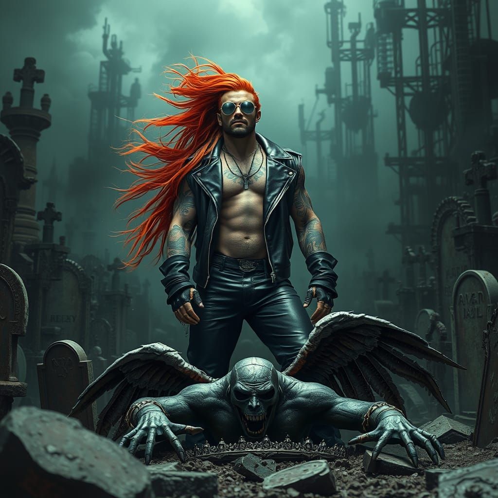 Mystical Wrestler Defies Dark Fantasy