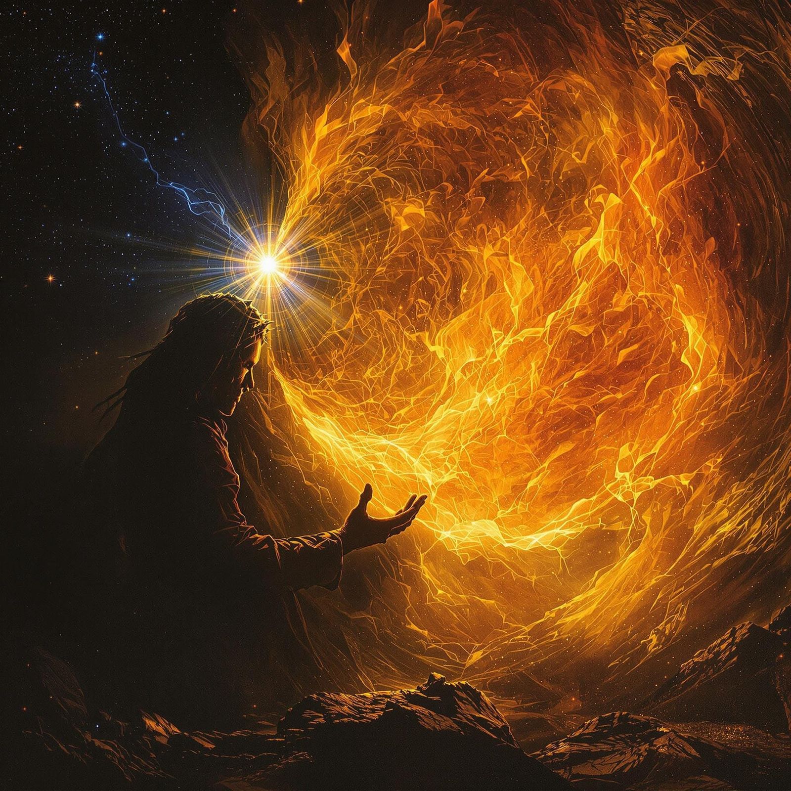 Mystical Atlantean Wisdom Revealed in the Heart of the Flame