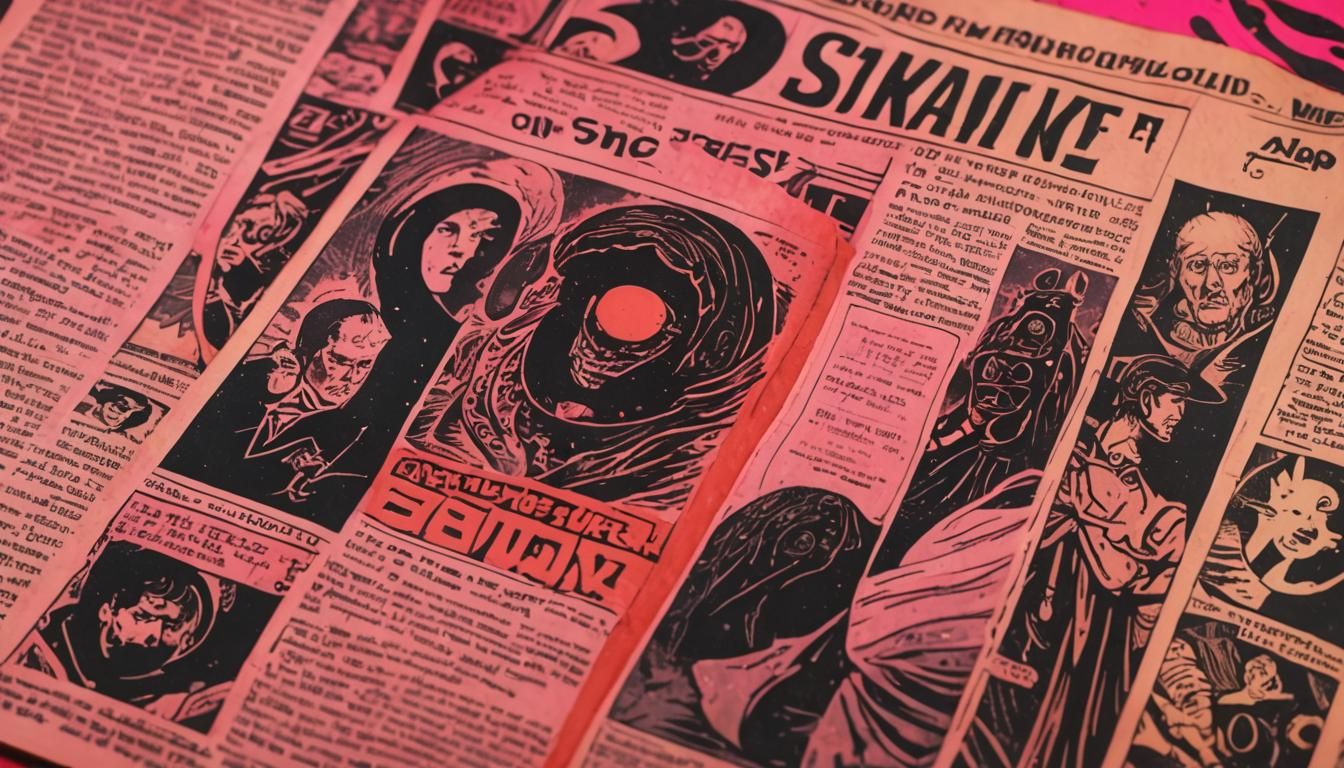 Midnight Comic Book Marvel: Retrofuturistic, Neon-Hued Maste...