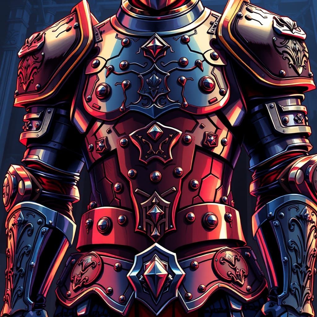 Dynamic Manga Armor: Studio Trigger Anime Style