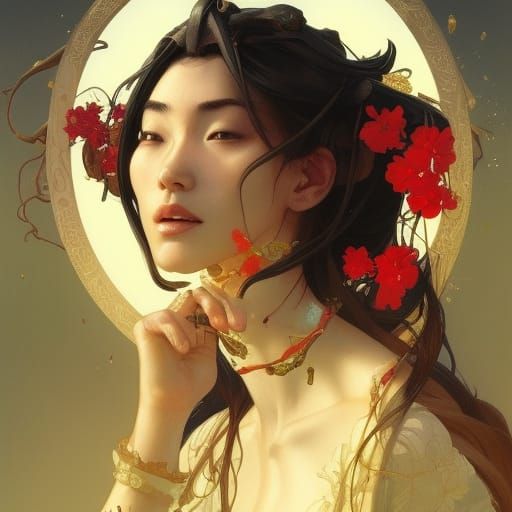 Uga-no-Mitama goddess of agriculture (JPN)