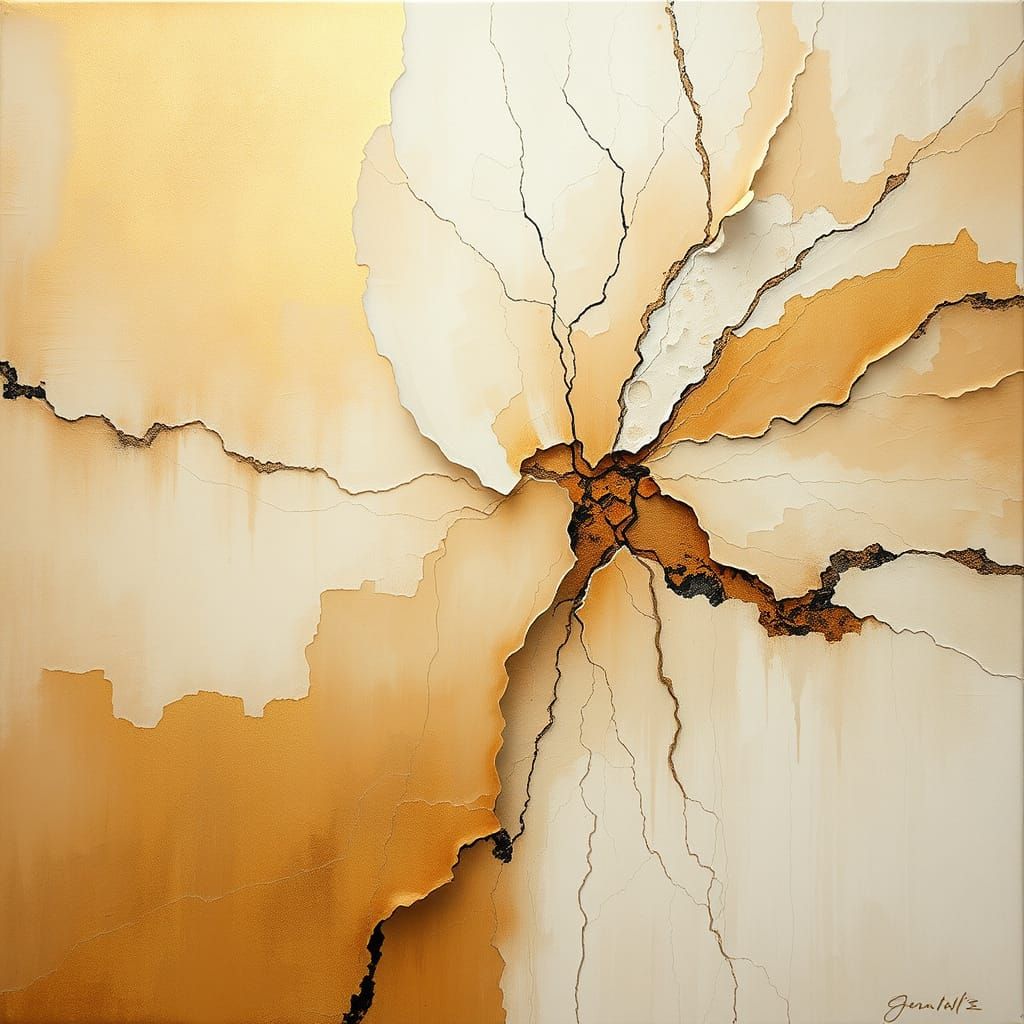 Abstract Spiritual Perception with Layered Textures