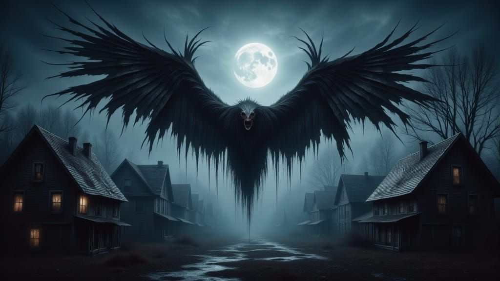 Dementia Creature Flies Over Sleeping Homes