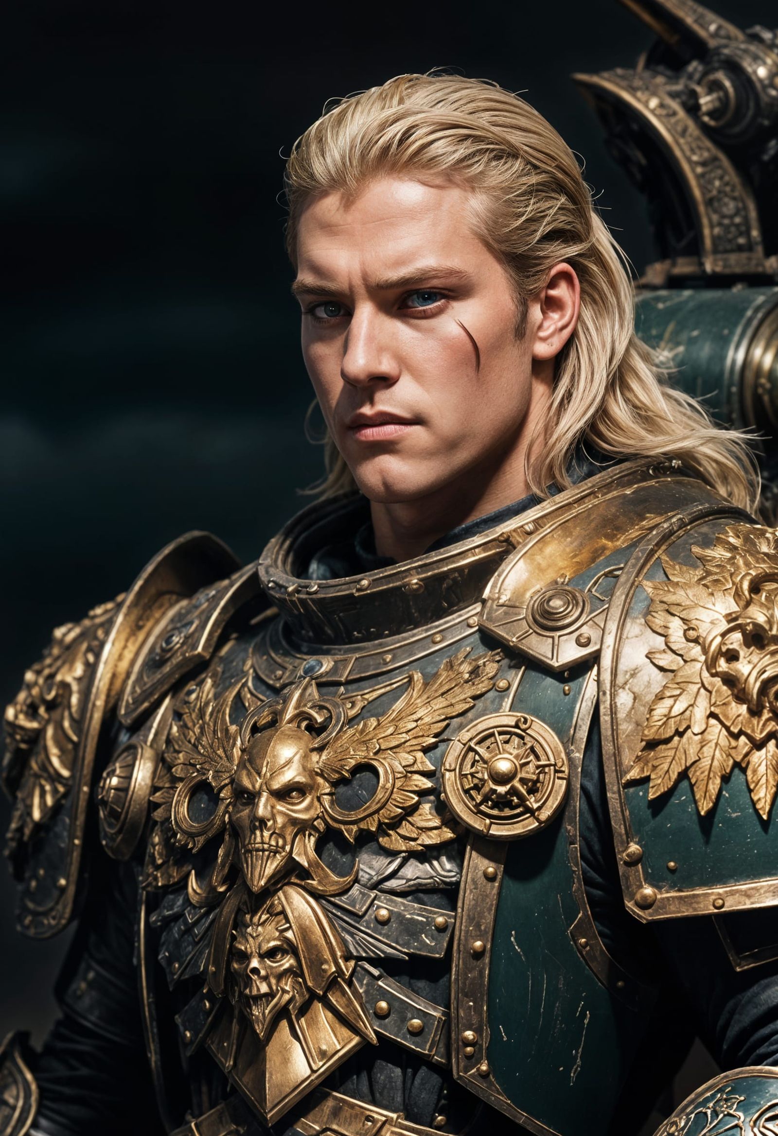 Warhammer 40k Primarch: Young Blonde Warrior