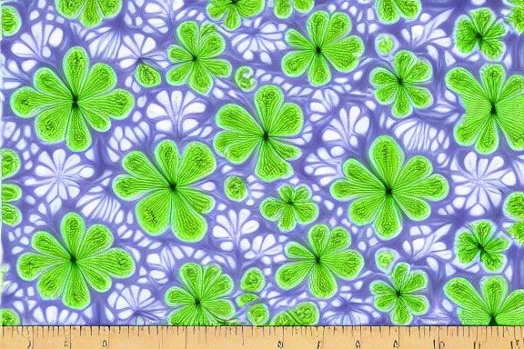 Clover Fractal in Maximalist Style