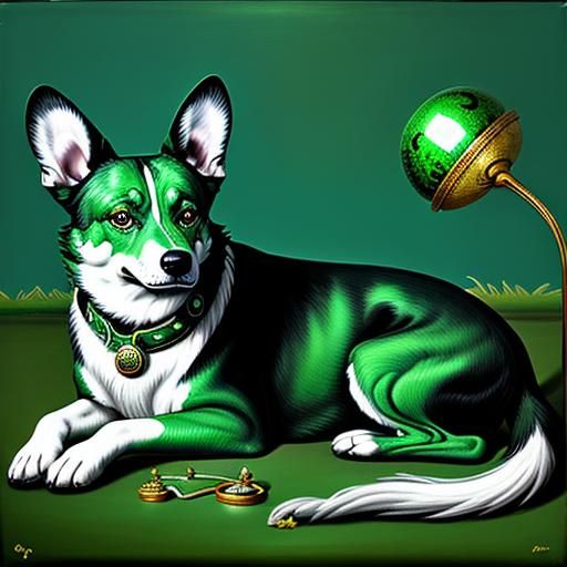 An AI-Generated Image of a Dog