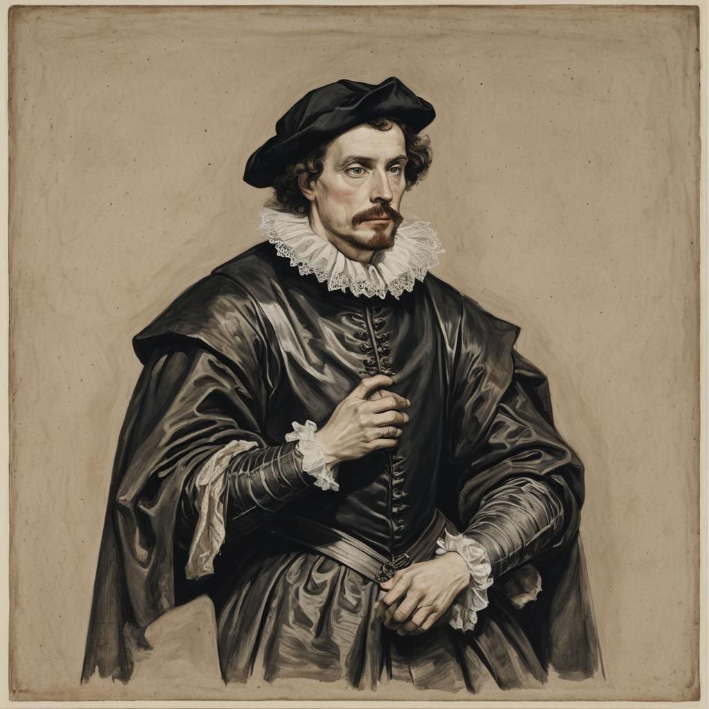 Hamlet Performance as Baroque Portrait