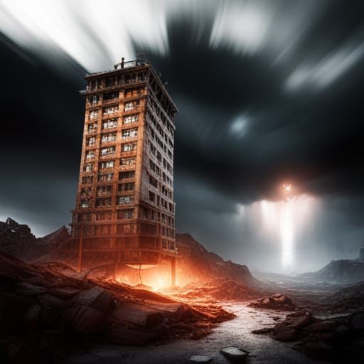 Hyperrealistic Post-Apocalyptic Wonderland in HDR