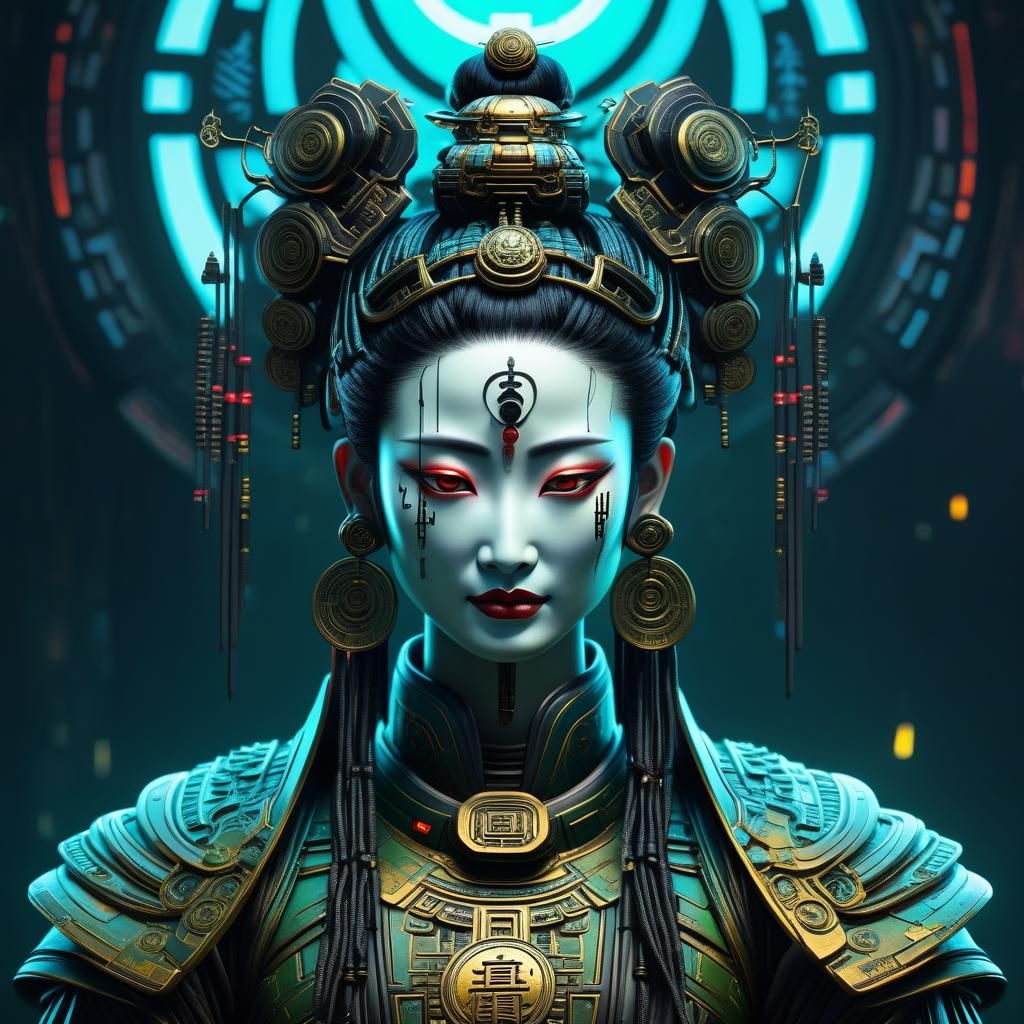 Cyberpunk Ti Kuan Yin