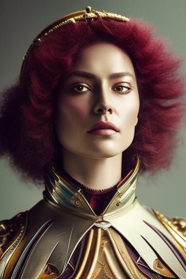 Space Cowgirl Portrait in Hyperdetailed Fantasy Art