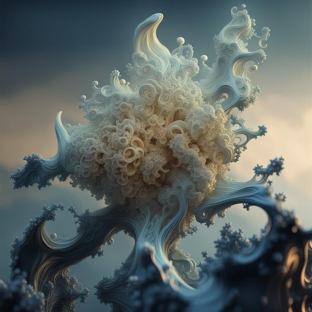 Intricate 3D Mandelbulb Fractal Sculptures