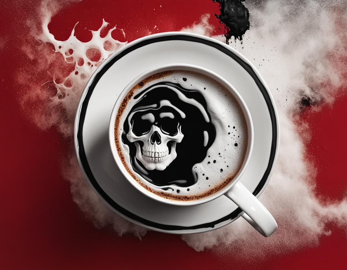 Skull Coffee: Epic Cinematic Product Photo