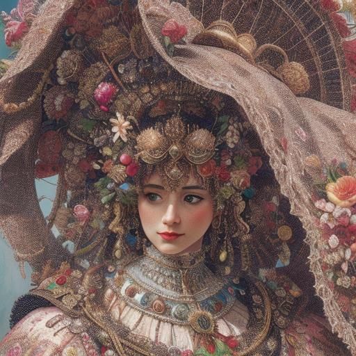 Photorealistic Arcimboldo-Style 3D Abundance