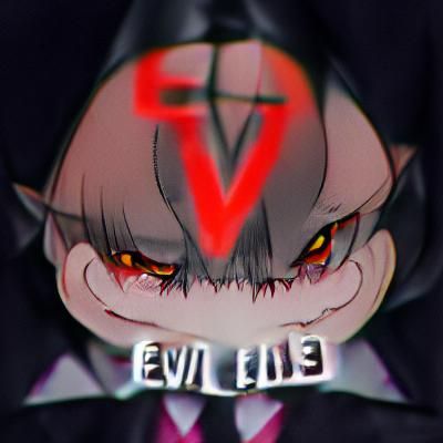 Abstract AI Interpretation of Evil
