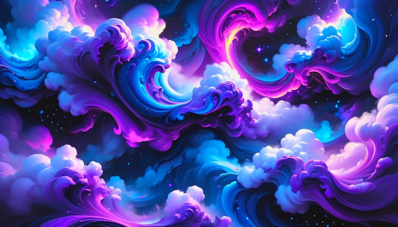 Abstract Phenomenon Visualized with AI