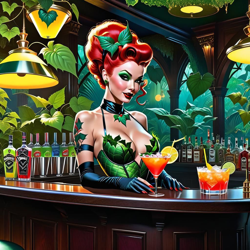 Poison Ivy's exotic drinks