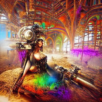 Lady Death Illustration in Gothic Style