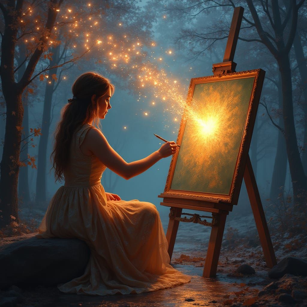 Enchanting Artist Paints a Magical World