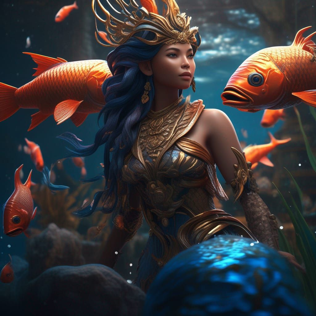 Sirenha Goddess of Fish #7 (PH)