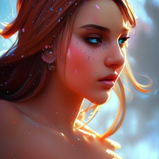 Hyperdetailed Tiger Barbie Portrait in 8k Resolution